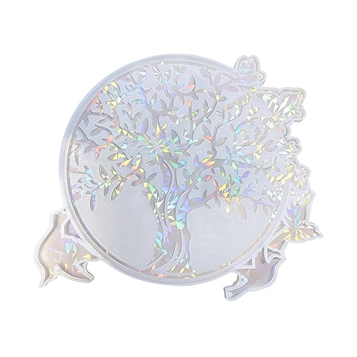 Holographischer Baum Des Ornament Silikonform Wandaufkleber Schimmelpilzharzgussanhänger Form Für Handwerk Geeignet von Wsdsgz