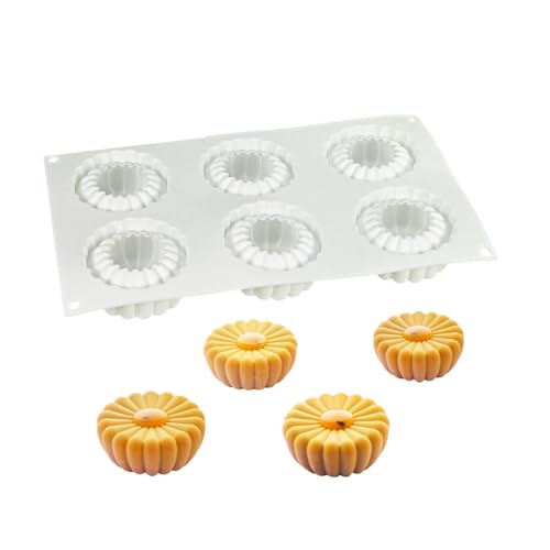 Mehrzweck 6 Hohlraum Daissies Silikonkuchenform Daisses Backform Lebensmittel Safes Silikon Crafting Werkzeug Für Hausköche Mehrzweck 6 Hohlraum Daissies Silikonkuchenform Daisses Backform Lebensmittel Safes Silikon Crafting Werkzeug Für Hausköche von Wsdsgz