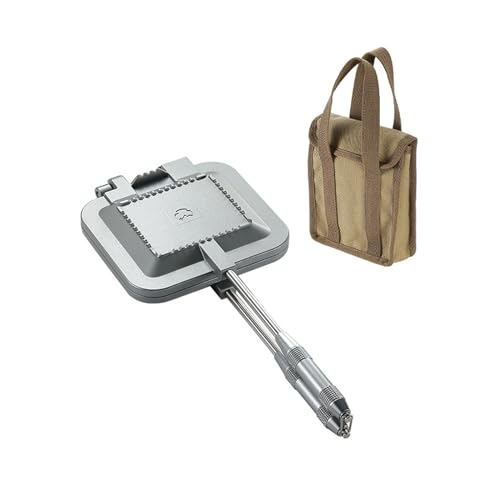 Sandwich Backpfanne Tragbare Außenanbringung Abnehmbares Grill Tablett Doppelseite Frühstücksklemme Tablett Langlebig von Wsdsgz