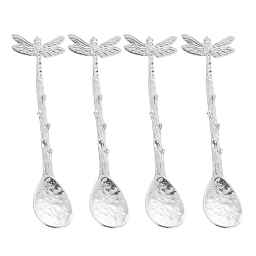 Set Von 4 Robusten Libellen Form Teelöffel Dekorativer Wassertropfen Kaffee Und Teeslöffel Mit Langen Libellengriffe Set Von 4 Robusten Libellen Form Teelöffel Dekorativer Wassertropfen Kaffee Und Teeslöffel Mit Langen Libellengriffe von Wsdsgz