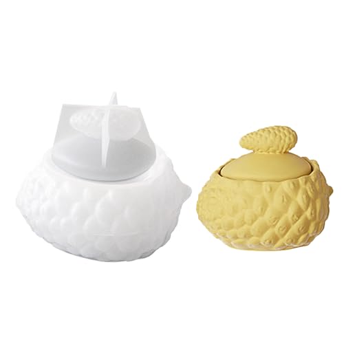 Silikonform Weihnachtsknoten Kerzenglas Craft Making DIYs Beton Aufbewahrungsbox Formen Plastern Harzgussform Formen von Wsdsgz