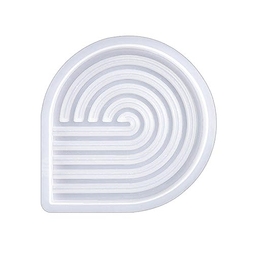 Striped Silikonformen Für Harzgussbogentür Tablett Formen Epoxidguss Craft Cup Matte Harzform Form von Wsdsgz