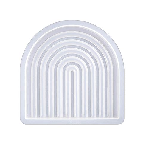 Striped Silikonformen Für Harzgussbogentür Tablett Formen Epoxidguss Craft Cup Matte Harzform Form von Wsdsgz