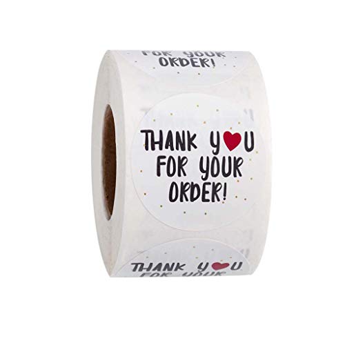 Wsdsgz 500pcs/Roll Round Vielen Dank Für Ihre Bestellung Herzaufkleber Handgefertigte Siegelbezeichnungen Scrapbooking Wsdsgz 500pcs/Roll Round Vielen Dank Für Ihre Bestellung Herzaufkleber Handgefertigte Siegelbezeichnungen Scrapbooking von Wsdsgz