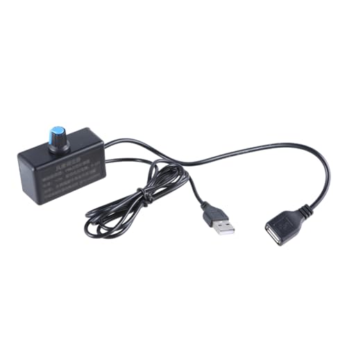 Wsdsgz Einstellbarer USB Lüfterschritt Geschwindigkeits Controller Tuning Für Kühlgeräte 5V 24v3a Kompatibilität von Wsdsgz