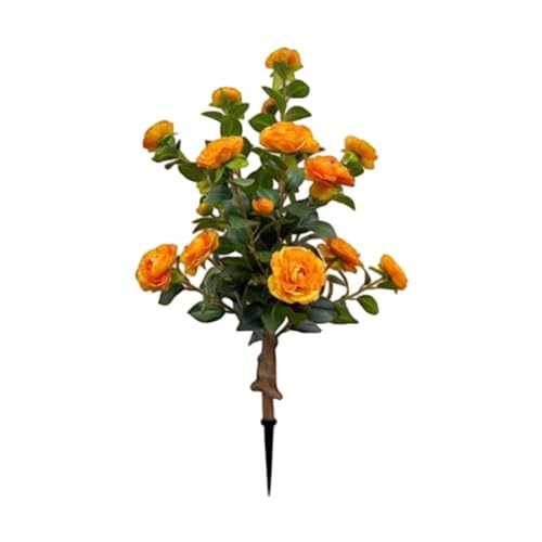 Wswqop Künstlicher Kamelienbaum mit Detaillierten Blüten Und Stachel für Einfache Installation Als Dekorative Kunstpflanze für Hochzeitseingang Vorgarten Te, Gelb Wswqop Künstlicher Kamelienbaum mit Detaillierten Blüten Und Stachel für Einfache Installation Als Dekorative Kunstpflanze für Hochzeitseingang Vorgarten Te, Gelb von Wswqop