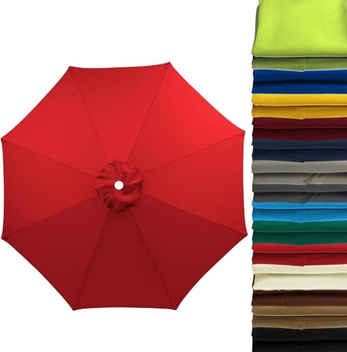 Sonnenschirm Ersatzbezug 2m-4m für 6/8 Streben | UV50+ Windfest & Wasserdicht | Leichtgrauer Premium Stoff für Garten, Terrasse, Strand, Pool,D-350 cm 8 streben Sonnenschirm Ersatzbezug 2m-4m für 6/8 Streben | UV50+ Windfest & Wasserdicht | Leichtgrauer Premium Stoff für Garten, Terrasse, Strand, Pool,D-350 cm 8 streben von Wttagkl