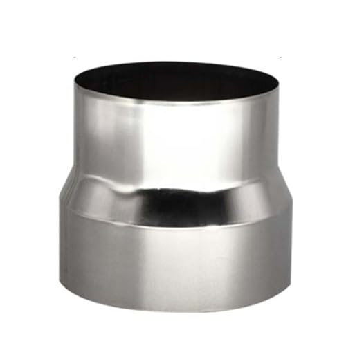 Kaminadapter Von Großem Kopf Auf Kleinen Kopf, Ofenrohr Reduzierstück Rauchrohrverbinder, Edelstahl Rauchrohrinnenfutter Reduzierstück Kaminadapter Ofenrohr(90mm-100mm) von WuCaZRRsy