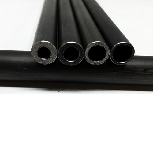 Weichstahlrohr, Außendurchmesser 6mm, Nahtloses Hydraulikstahlrohr, Antirostfrei Poliert, Ohne Grate, Hohlrohr, Stahlrohr, 500mm Länge(OD 6mm x 3mm ID) von WuCaZRRsy