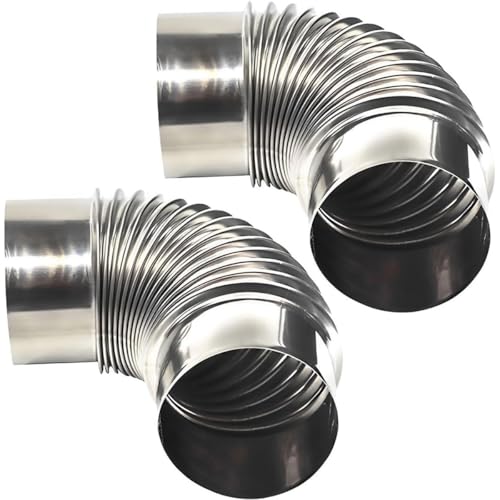 WuCaZRRsy 90° Bogen Ofenrohr 12cm, 2 Stück Edelstahl Kaminbogen Abgasrohr Ø 120mm Ofenrohrbogen Hitzebeständiges Rauchrohr, 4,7 Zoll Verlängerung Kaminrohre WuCaZRRsy 90° Bogen Ofenrohr 12cm, 2 Stück Edelstahl Kaminbogen Abgasrohr Ø 120mm Ofenrohrbogen Hitzebeständiges Rauchrohr, 4,7 Zoll Verlängerung Kaminrohre von WuCaZRRsy
