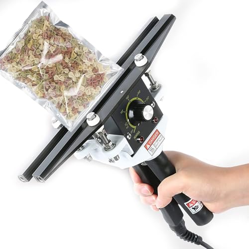 Hand-crimp-heißsiegelgerät, Tragbares Crimp-heißsiegelgerät, Plastiktüten-versiegelungsgerät, 10 Mm Versiegelungsbreite, 0-300 ℃ Digitale Temperaturregelung von WuDLi
