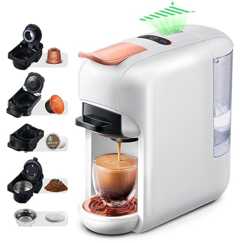 WuDLi Multikapsel-Kaffeemaschine, professionelle Kaffeemaschine, 19-bar-Espressomaschine für Pads, für Kcup*/Nes*/DG*/Espressopulver für Zuhause oder Büro WuDLi Multikapsel-Kaffeemaschine, professionelle Kaffeemaschine, 19-bar-Espressomaschine für Pads, für Kcup*/Nes*/DG*/Espressopulver für Zuhause oder Büro von WuDLi