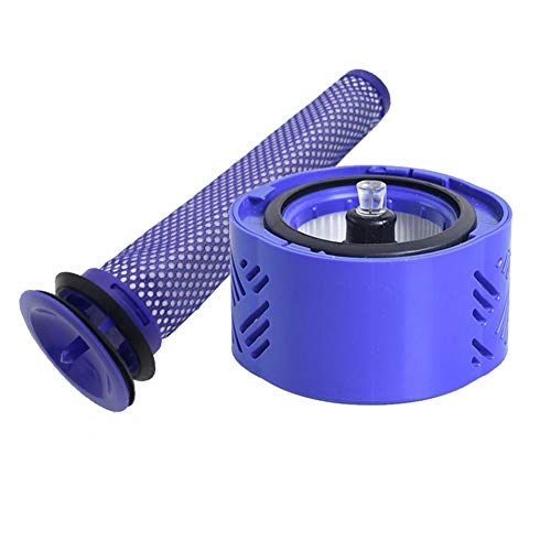 WuYan 1 Vorfilter und 1 HEPA-Filter-Set f眉r Dyson V6 Absolute schnurlose Stick-Staubsauger, Teilenummer 965661-01 und 966741-01. von WuYan