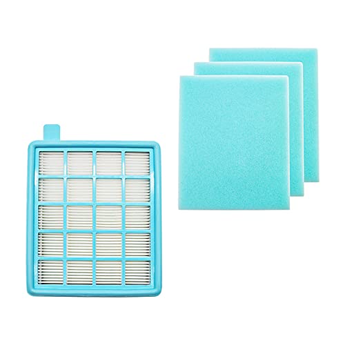 WuYan 4 Stück Netzfilter HEPA-Filter BUFFALO-MISTRAL Für Philips FC8474 FC8476 FC8477 FC8470 FC8471 FC8472 FC8473 Staubsauger von WuYan