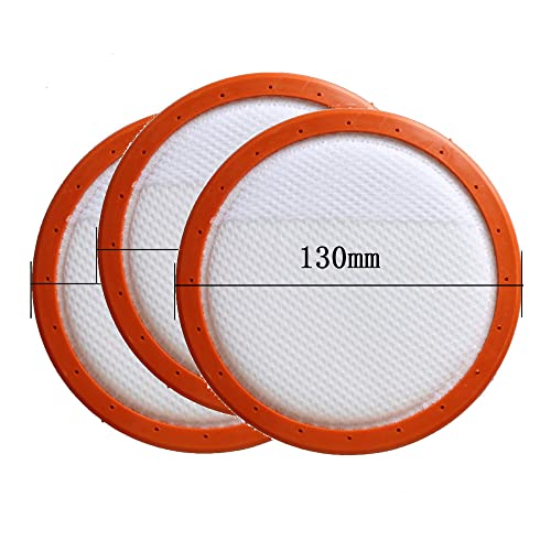 WuYan Ersatz waschbarer Staubsauger Runder HV-Filter Baumwolle HEPA-Filter für Midea C3-L148B C3-L143B VC14A1-VC 146/130mm von WuYan
