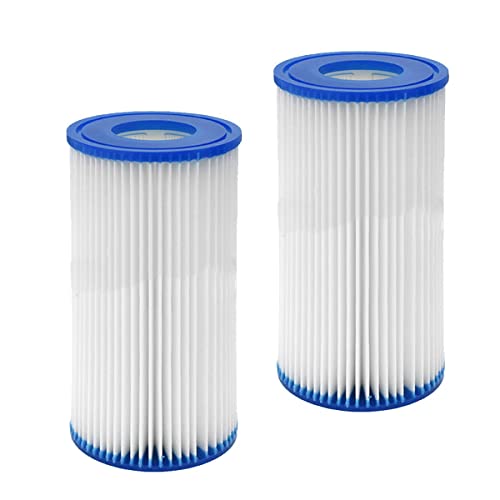 WuYan Filter 2 Stück für Best-Way 58012 Filter Patrone für Täglichen Pool Pflege Einfach zu Ersetzen Typ A/C Patrone Ersatz Pool Filter typ Ⅲ von WuYan