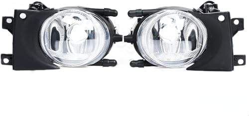 WuYyyyy Auto Nebelscheinwerfer Baugruppen für BMW E39 1999-2004 63176900221 63176900222,Frontstoßstange Nebelscheinwerfer Vorne Nebellichter Stoßstangenfahrscheinwerfer Ersatz.,C/A Pair. von WuYyyyy
