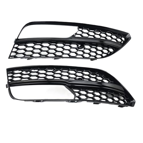 WuYyyyy Nebelscheinwerfergitter Für Audi A3 Standard 2014-2016 Hatchback Front Stoßstange Nebel Licht Lampe Grills Abdeckung Nebelscheinwerferblenden.,B-Right von WuYyyyy