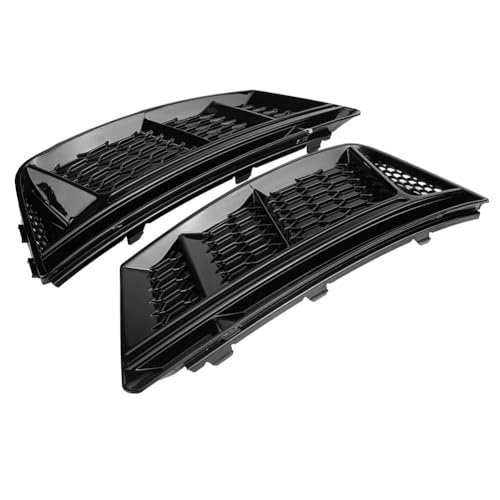 WuYyyyy Nebelscheinwerfergitter Für Audi A4 B9,B9 S4 Front Stoßstange Nebel Licht Lampe Grills Abdeckung Nebelscheinwerferblenden.,A-Left von WuYyyyy