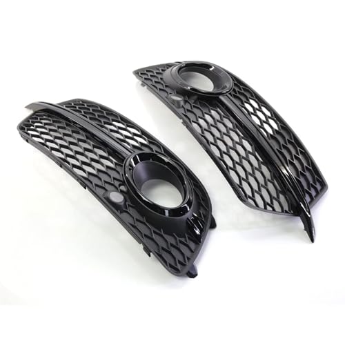 WuYyyyy Nebelscheinwerfergitter Für Audi Q5 S-Line SQ5 4 Doors Sport 2014 2015 2016 2017 Front Stoßstange Nebel Licht Lampe Grills Abdeckung Nebelscheinwerferblenden.,A-Left von WuYyyyy