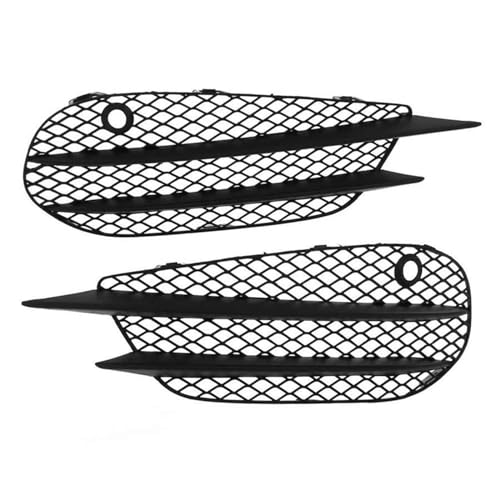 WuYyyyy Nebelscheinwerfergitter Für Mercedes Benz C Class W205 C205 S205 AMG Line 2015-2018 Front Stoßstange Nebel Licht Lampe Grills Abdeckung Nebelscheinwerferblenden.,C-1 Pair von WuYyyyy