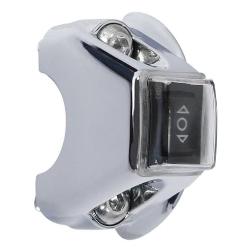 Off Switch Clutch Bracket kompatibel mit Softail Sportster XL1200 883 Touring Road King Electra Motorradteile Zubehör(Chrom) von WucbRkh