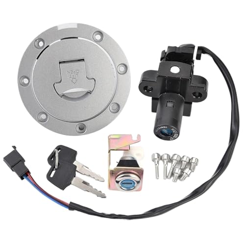 Sitzschloss für Kraftstoffgaskappe Zündschalter mit Schlüsselkit kompatibel mit CBR1100xx CBR 1100 XX CBR1100XX 1996 1997 1998 Modelle Motorradteile(1 set) von WucbRkh
