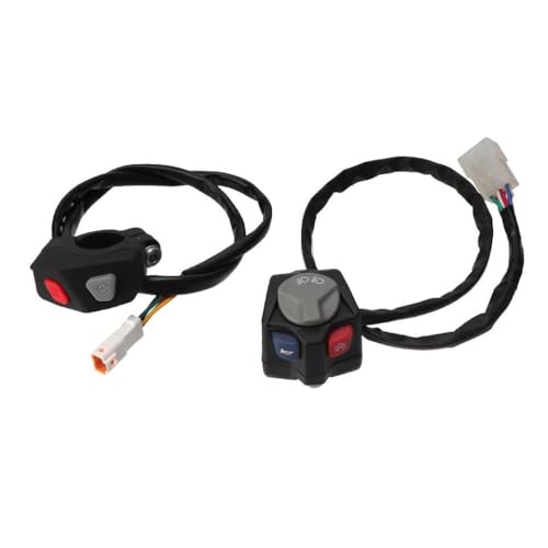 Universal Motorcycle Kill Switch-Taste mit elektrischen Startflameout- und Hornfunktionen kompatibel mit EXC-F SXF XC TE Fe FX-Modellen(Setzen Sie A-D) von WucbRkh