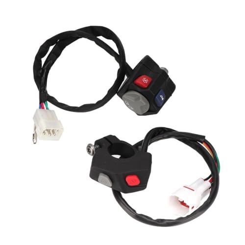 Universal Motorcycle Kill Switch-Taste mit elektrischen Startflameout- und Hornfunktionen kompatibel mit EXC-F SXF XC TE Fe FX-Modellen(Setzen Sie a-c) von WucbRkh