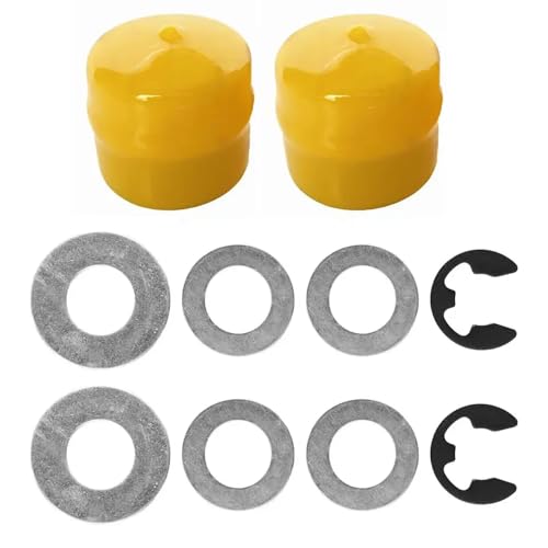 Vorderradbuchsenkit 9040H kompatibel mit Mähersmodellen 532188967 532121749 121749x für Rasenmäherreparatur- und Ersatzteile(Yellow) von WucbRkh