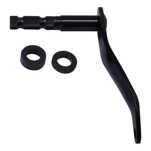 WucbRkh Schaltstange Hebelarmgetriebe-Schalthebel kompatibel mit Heritage Softail Classic Models 2007 2007-2017 Motorradersatz-Ersatzteil(Schwarz) von WucbRkh