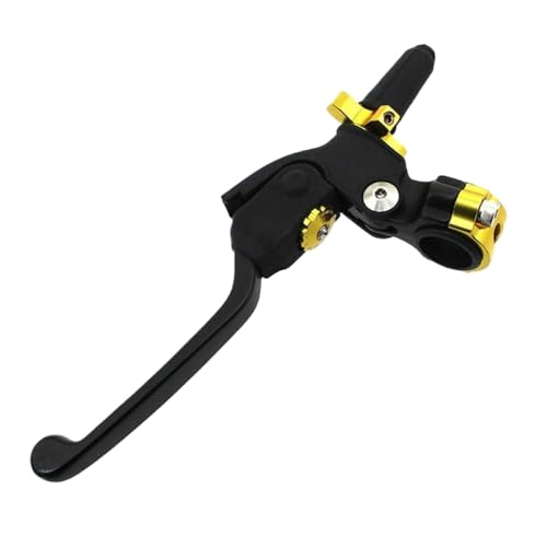 WucbRkh Universal Clutch Falthebel Stoneder IGP Profile Pro Perch kompatibel mit Pit-Dirt-Fahrrad-Offroad-Motorrädern(1 Set schwarzes Gold) von WucbRkh