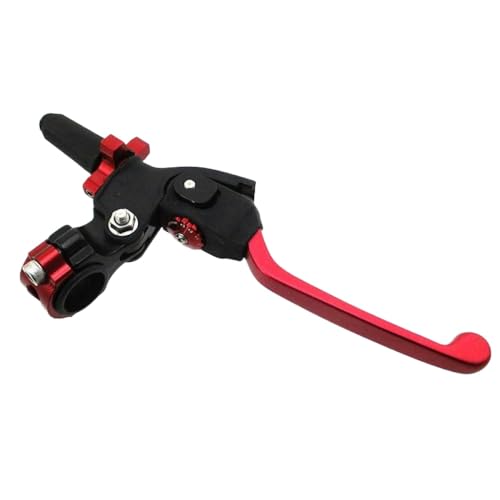 WucbRkh Universal Clutch Falthebel Stoneder IGP Profile Pro Perch kompatibel mit Pit-Dirt-Fahrrad-Offroad-Motorrädern(1 Setzen Sie rot schwarz) von WucbRkh