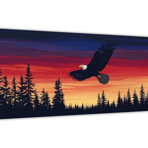 Malen nach Zahlen Erwachsene Adler, 2025 Malen nach Zahlen Baum Paint by Numbers DIY Leinwand Set mit Pinsel und Acrylfarbe, Home Dekoration Kunst Frauen Kreativ Geschenk für Anfänger 20x40cm Y#A75 von Wucuuxen