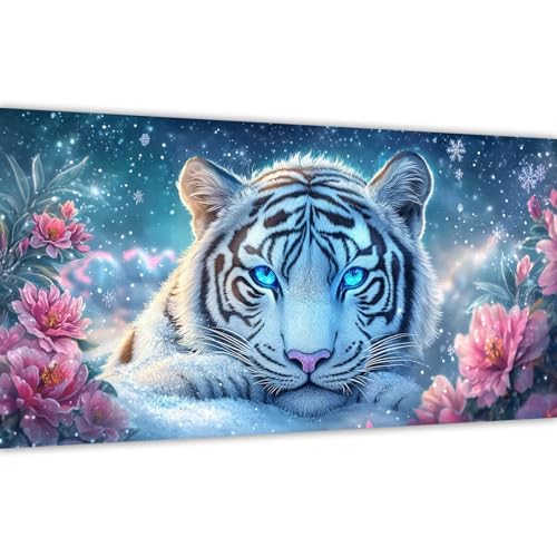 Malen nach Zahlen Erwachsene Blume, 2025 Malen nach Zahlen Tiger Paint by Numbers DIY Leinwand Set mit Pinsel und Acrylfarbe, Home Dekoration Kunst Frauen Kreativ Geschenk für Anfänger 40x80cm Y#A9 Malen nach Zahlen Erwachsene Blume, 2025 Malen nach Zahlen Tiger Paint by Numbers DIY Leinwand Set mit Pinsel und Acrylfarbe, Home Dekoration Kunst Frauen Kreativ Geschenk für Anfänger 40x80cm Y#A9 von Wucuuxen