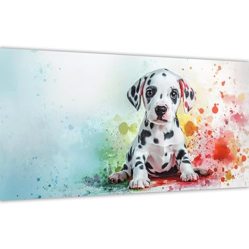 Malen nach Zahlen Erwachsene Bunt, 2025 Malen nach Zahlen Hund Paint by Numbers DIY Leinwand Set mit Pinsel und Acrylfarbe, Home Dekoration Kunst Frauen Kreativ Geschenk für Anfänger 60x120cm Y#A89 von Wucuuxen