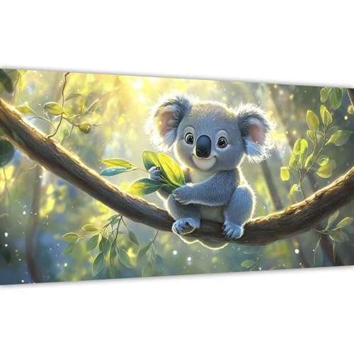Malen nach Zahlen Erwachsene Karikatur, 2025 Malen nach Zahlen Koala Paint by Numbers DIY Leinwand Set mit Pinsel und Acrylfarbe, Home Deko Kunst Frauen Kreativ Geschenk für Anfänger 40x80cm Y#A87 Malen nach Zahlen Erwachsene Karikatur, 2025 Malen nach Zahlen Koala Paint by Numbers DIY Leinwand Set mit Pinsel und Acrylfarbe, Home Deko Kunst Frauen Kreativ Geschenk für Anfänger 40x80cm Y#A87 von Wucuuxen