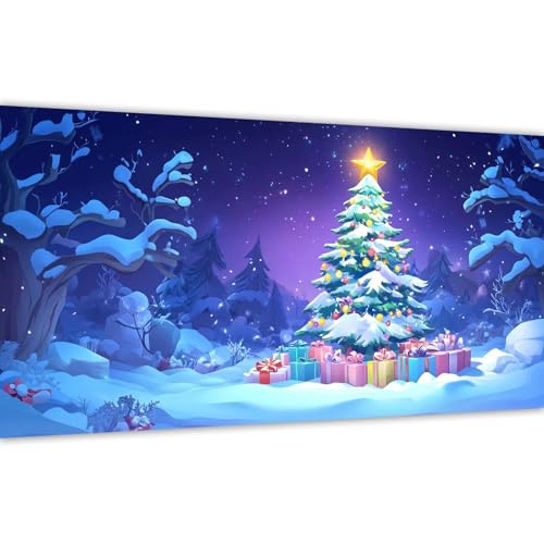 Malen nach Zahlen Erwachsene Karikatur，2025 Malen nach Zahlen Weihnachten Paint by Numbers DIY Leinwand Set mit Pinsel und Acrylfarbe，Home Deko Kunst Frauen Geschenk für Anfänger 70x140cm Y#A97 von Wucuuxen