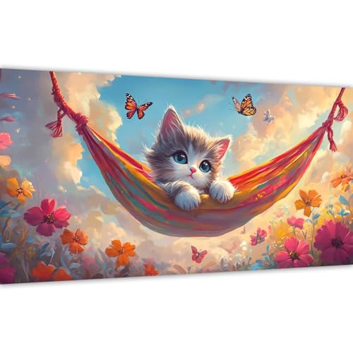 Malen nach Zahlen Erwachsene Niedlich, 2025 Malen nach Zahlen Katze Paint by Numbers DIY Leinwand Set mit Pinsel und Acrylfarbe, Home Deko Kunst Frauen Kreativ Geschenk für Anfänger 100x200cm Y#A95 Malen nach Zahlen Erwachsene Niedlich, 2025 Malen nach Zahlen Katze Paint by Numbers DIY Leinwand Set mit Pinsel und Acrylfarbe, Home Deko Kunst Frauen Kreativ Geschenk für Anfänger 100x200cm Y#A95 von Wucuuxen