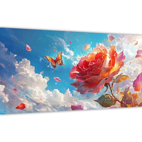 Malen nach Zahlen Erwachsene Schmetterling,2025 Malen nach Zahlen Blume Paint by Numbers DIY Leinwand Set mit Pinsel und Acrylfarbe,Home Deko Kunst Frauen Kreativ Geschenk für Anfänger 80x160cm Y#A17 Malen nach Zahlen Erwachsene Schmetterling,2025 Malen nach Zahlen Blume Paint by Numbers DIY Leinwand Set mit Pinsel und Acrylfarbe,Home Deko Kunst Frauen Kreativ Geschenk für Anfänger 80x160cm Y#A17 von Wucuuxen