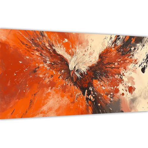 Malen nach Zahlen Erwachsene Traum, 2025 Malen nach Zahlen Adler Paint by Numbers DIY Leinwand Set mit Pinsel und Acrylfarbe, Home Deko Kunst Frauen Kreativ Geschenk für Anfänger 50x100cm Y#A47 von Wucuuxen