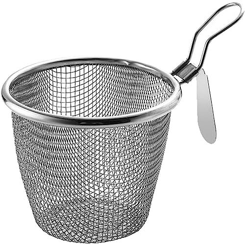 Wudaizhi Edelstahl -mesh Spinnennetz Pasta Korb Nudeln Kochen Körbe Fry Basket Pasta Sieb Korb Für Pasta -Nudeln Knödel von Wudaizhi
