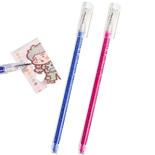 Wudaizhi 2pcs Art Utility Messer Stift Express Box Messer Papier Schnittwerkzeug Handwerk Werkzeuge Präzisionsaufkleber Klebeband Cutter Schulmaterial von Wudaizhi