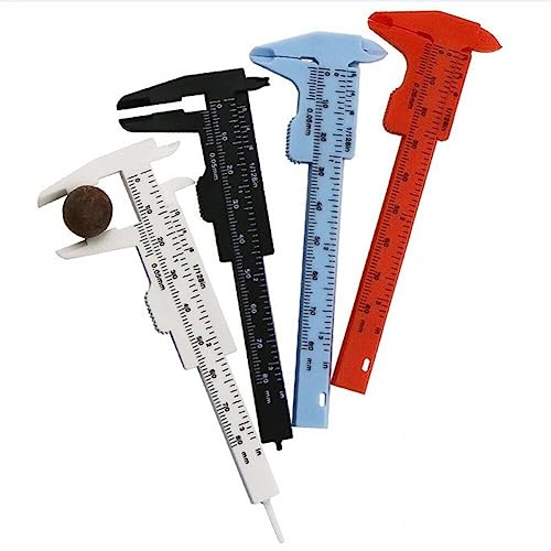 Wudaizhi 4 Stück DIY Messwerkzeug Holzarbeiten Metallarbeiten Klempnermodell Herstellung 80mm Schieblehre Apertur Tiefen Durchmesser Messwerkzeug von Wudaizhi