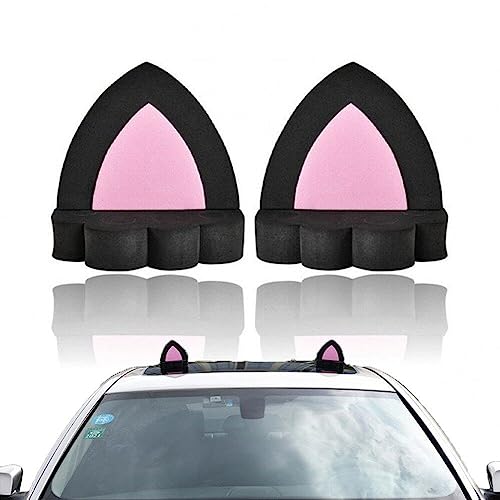 Wudaizhi Autodekoration Schöne Katzenohren Autoaufkleber Aufkleber Auto -außendekoration Für Autowagen SUV von Wudaizhi