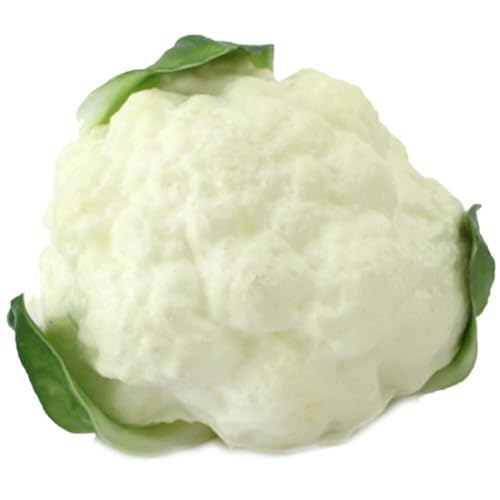 Wudaizhi Künstlicher Brokkoli Blumenkohl Gefälschte Gemüse Simulation Realistisches Lebensmittelmodell Für Küchenheimparty Halloween Dekoration Display Requisite von Wudaizhi