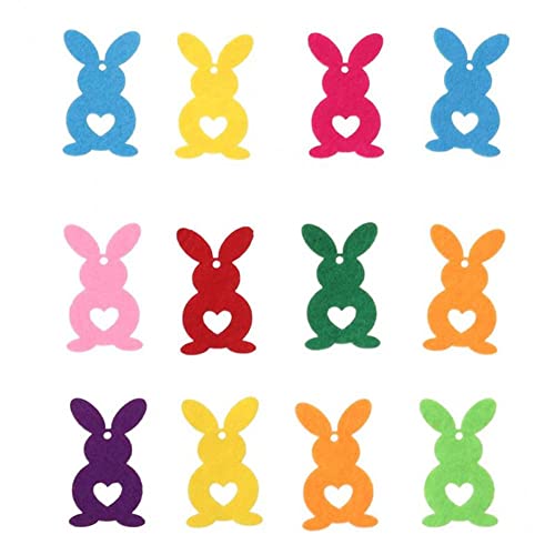 Wudaizhi Ostern Filz Hase Aufkleber 40pcs Kaninchen Patch Für Motorhaube Kleidung Handwerk, Die Heimdekoration Machen von Wudaizhi