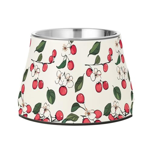 Art Serviceberry Fruit White Dogs Wassernapf, rutschfest, Edelstahl, für langsames Füttern, Katzen, Schnurrhaar, Entlastung Art Serviceberry Fruit White Dogs Wassernapf, rutschfest, Edelstahl, für langsames Füttern, Katzen, Schnurrhaar, Entlastung von Wudan