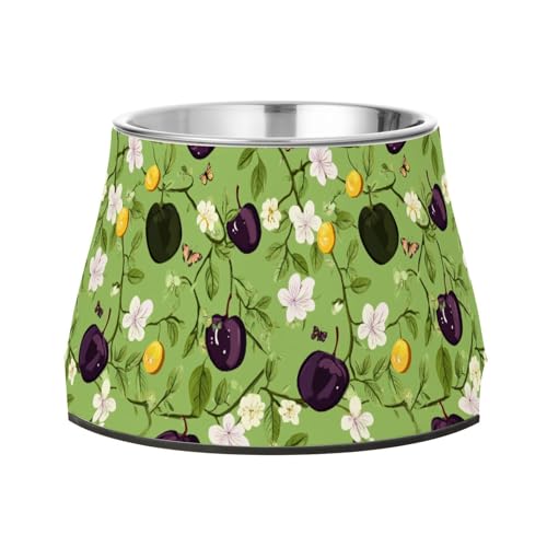 Beauty Java Futternäpfe für Hunde, rutschfest, Edelstahl, für langsames Füttern, Katzen, langsames Fressen von Wudan