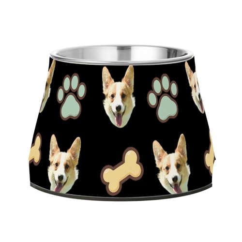 Dog Bone Custom Dogs Futternapf Erhöhter Edelstahl Katzen Basic Schalen für langsames Füttern Katzen Schnurrhaare Relief Schwarz Dog Bone Custom Dogs Futternapf Erhöhter Edelstahl Katzen Basic Schalen für langsames Füttern Katzen Schnurrhaare Relief Schwarz von Wudan